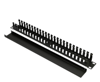 ExtraLink  Organizer kabli 19" 1U z zaślepką (czarna) - 1323223 - zdjęcie 3